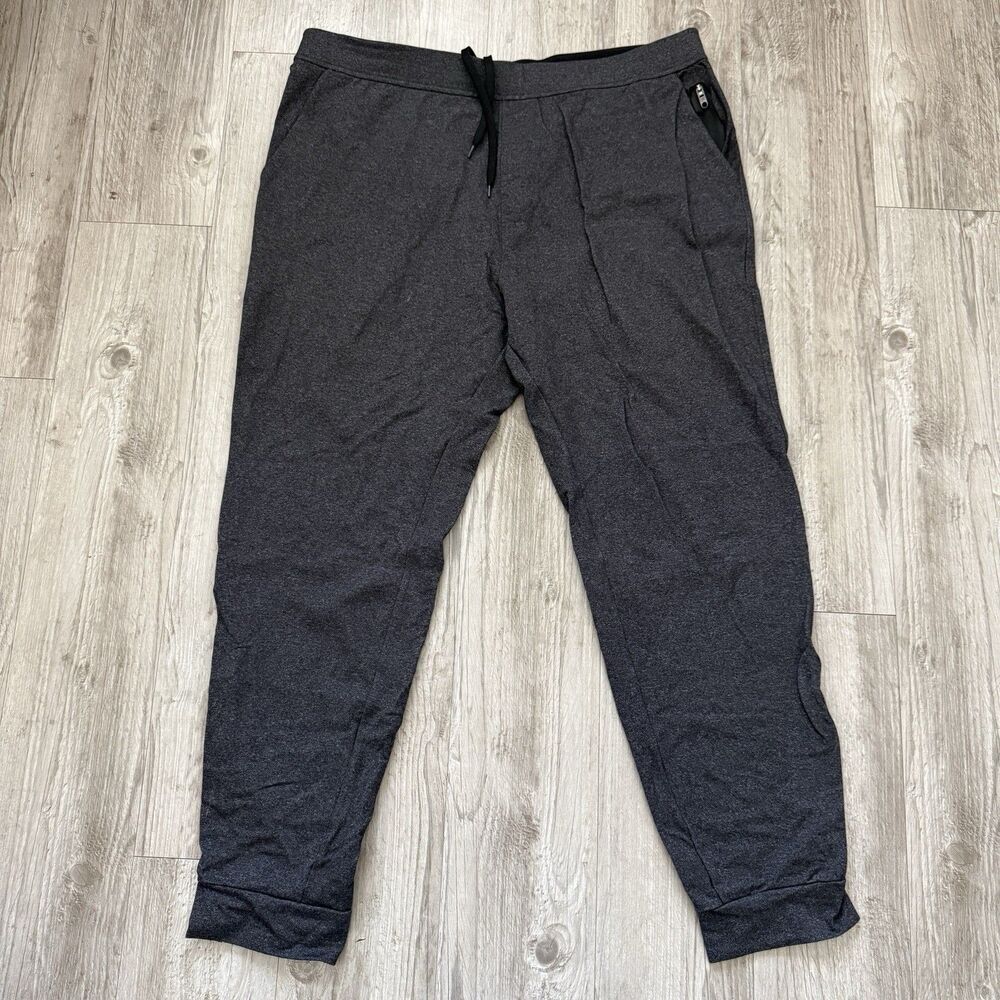 Public Rec Gameday Jogger Sweatpants Men's 40x32 Dark Gray Zip Pocket Activewear